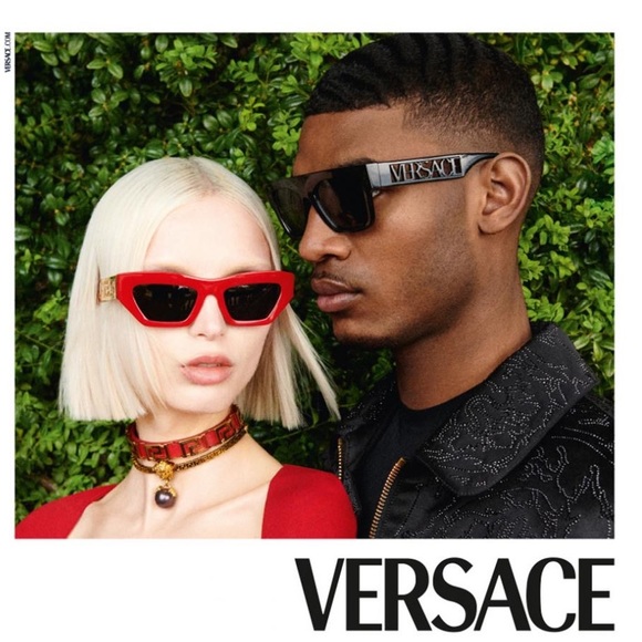 NEW VERSACE GAFOS VE4430U GB1/87 SUNGLASSES VERSACE VE 4430U BLACK EYEWEAR - Picture 3 of 12